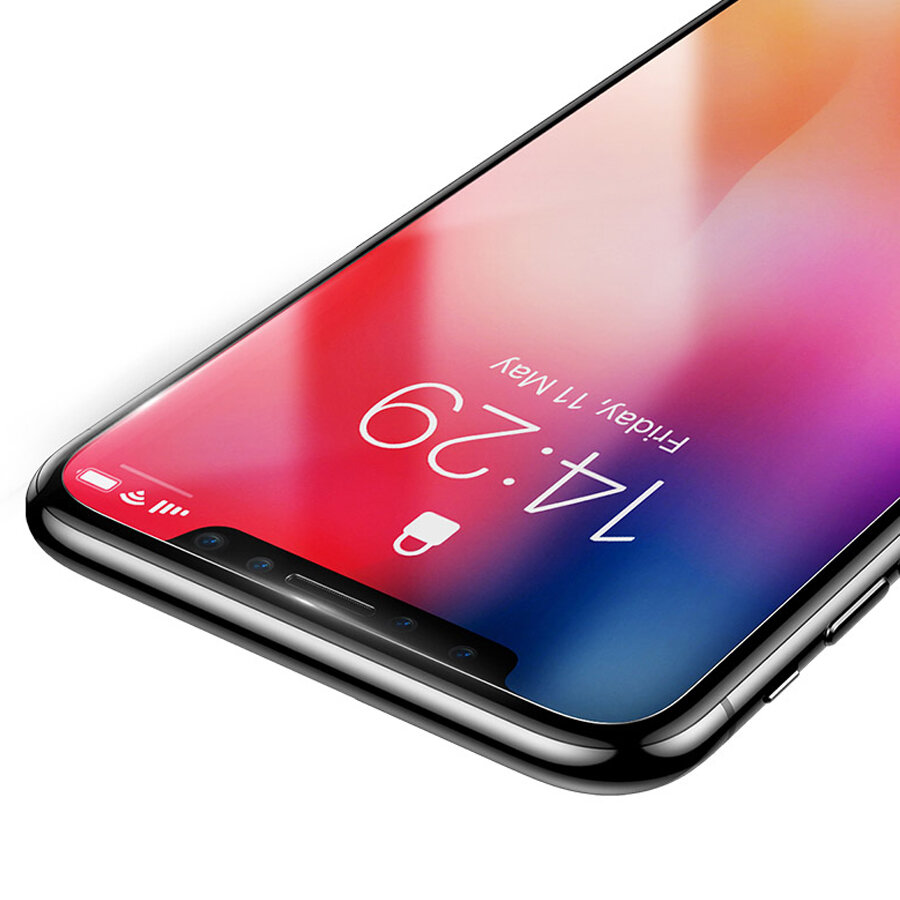Защитное стекло BASEUS SGAPIPH65S-GS02 для iPhone XS Max/11 Pro Max, (2шт), прозрачный — фото 1
