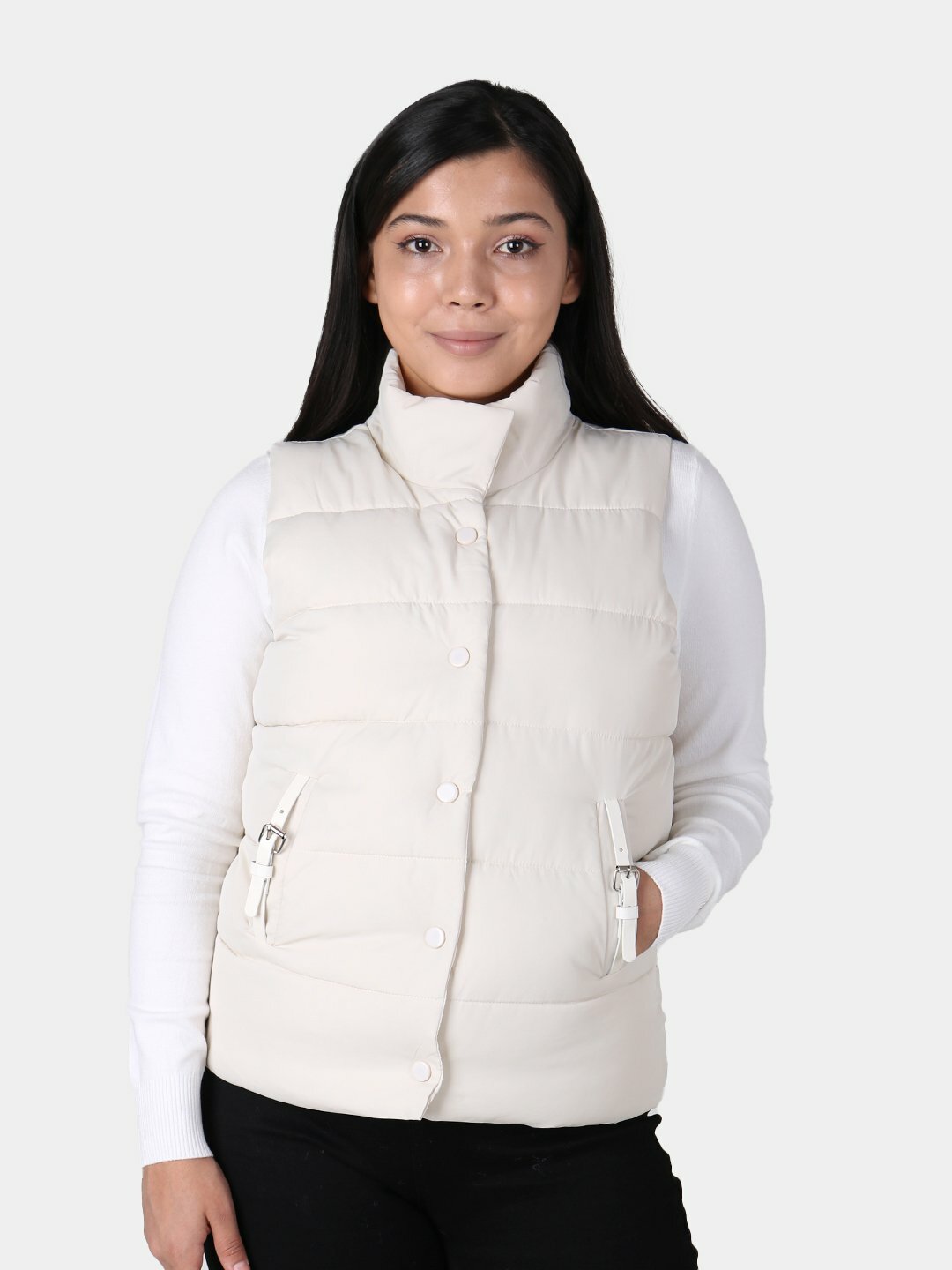 Жилет спортивный , размер One Size, белый, — фото 1