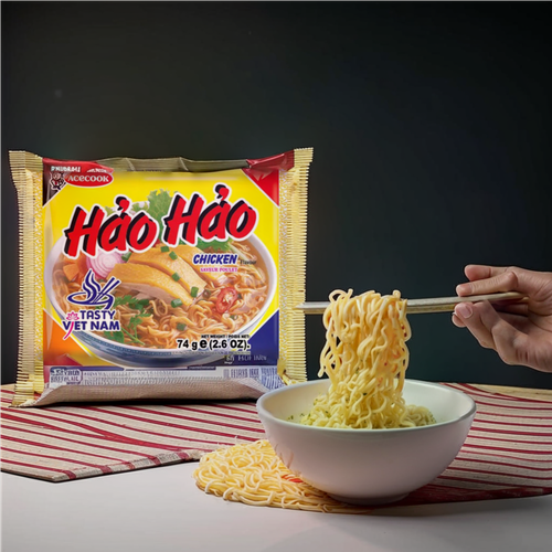 Изображение товара Лапша быстрого приготовления HAO HAO с курицей 74 г, Вьетнам