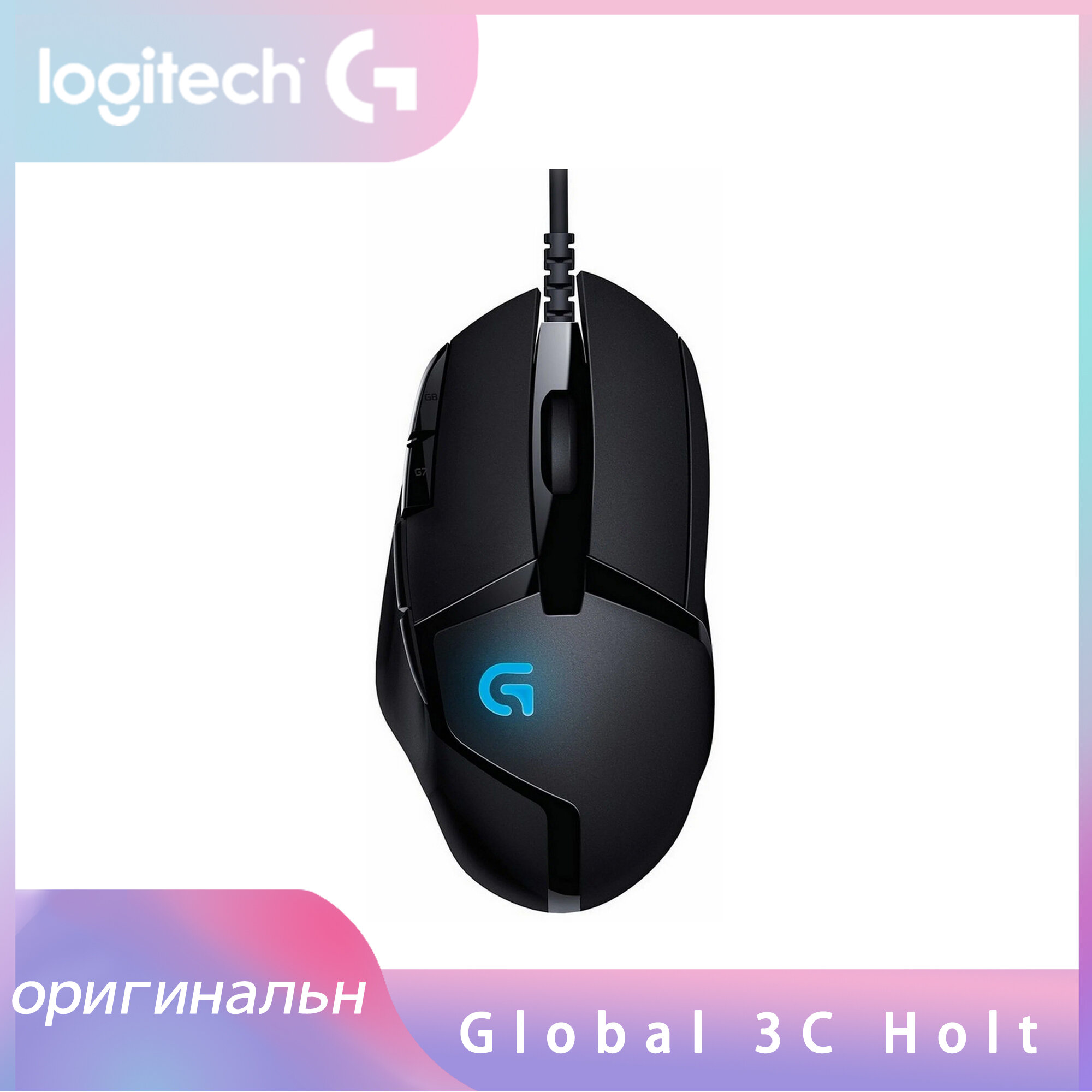 Мышь G402 черный оптическая (4000dpi) USB2.0