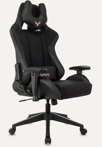 Изображение товара Кресло игровое Бюрократ VIKING 4 AERO BLACK EDITION черный искусст. кожа/ткань