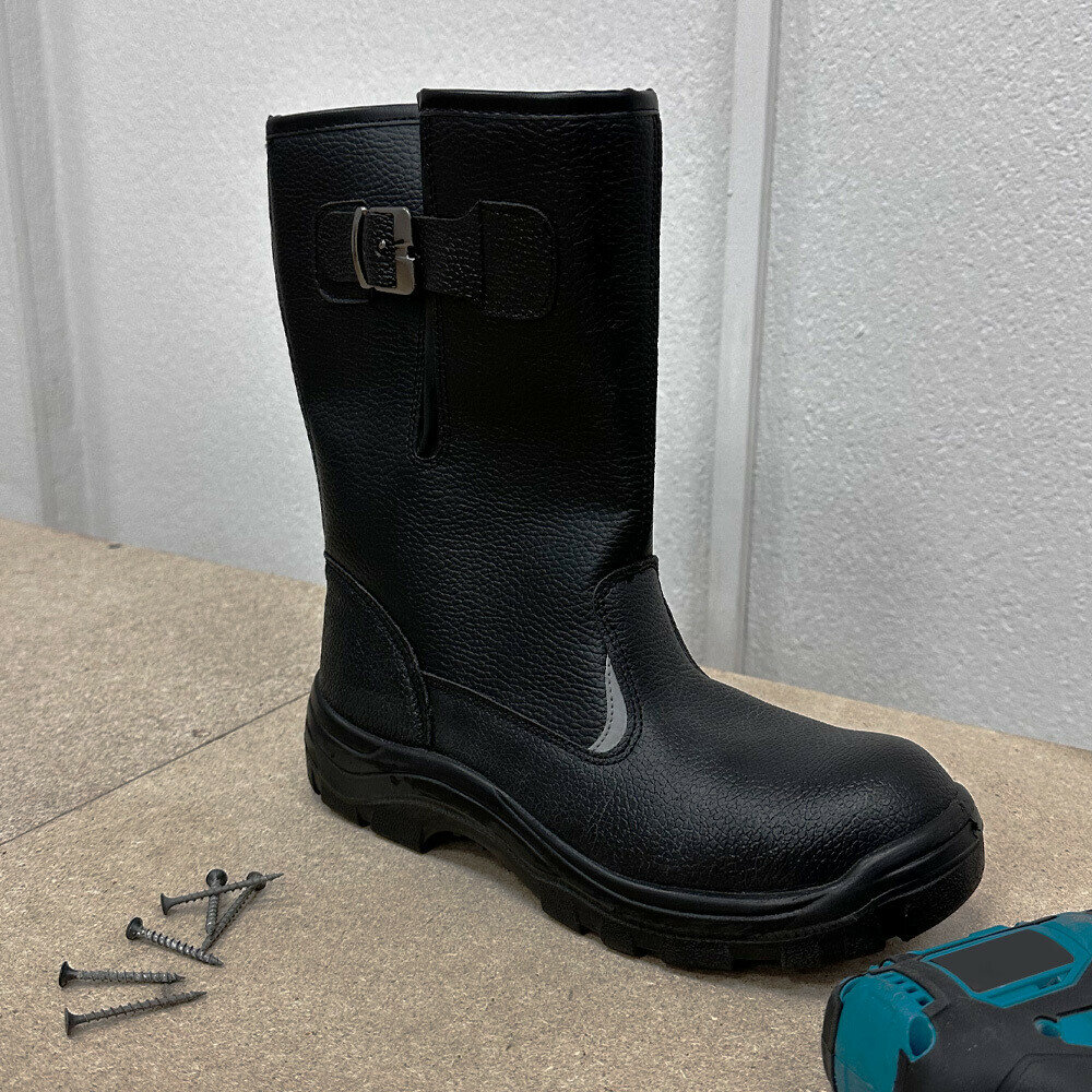 Сапоги рабочие кожаные размер 40 черные Prosafe Basic 15К — фото 1