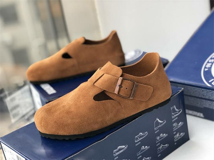 Ортопедические Ботинки Birkenstock, Натуральная Пробка, Демисезон, Натуральная Кожа, Нубук