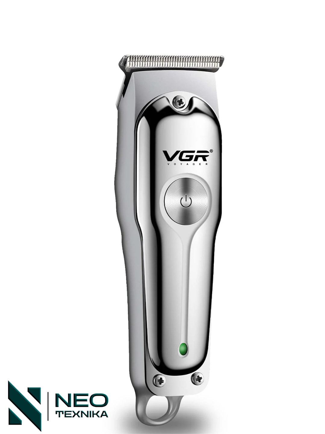 Триммер VGR, V-071, роторный, Li-ion аккумулятор, 3 насадки, черный