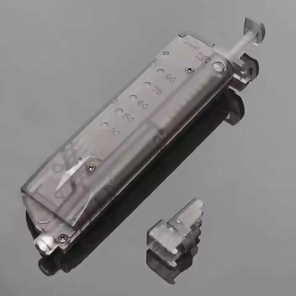 Новый скоростной погрузчик для страйкбола 100 BB для пейнтбола страйкбольных пистолетов скоростной погрузчик для BB-шариков 100 каналов емкость BB аксессуары для пейнтбола