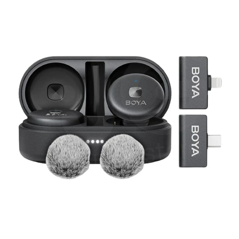Беспроводной микрофон BOYA "OMIC-D", ультракомпактный, черный.