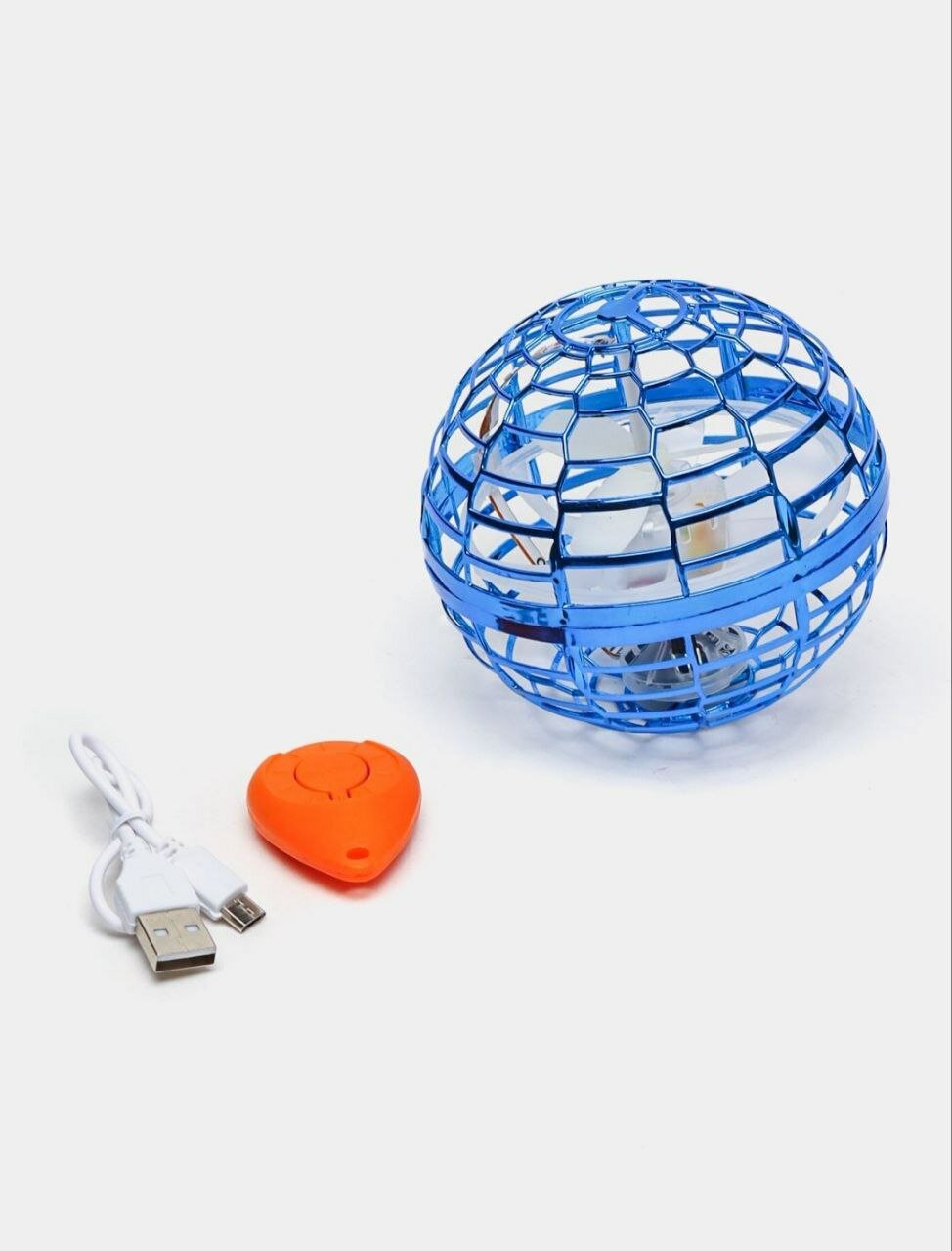 Летающий шар Flying Ball с подсветкой, интерактивная игрушка для детей, USB-зарядка