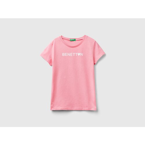 фото Футболка united colors of benetton, размер m/130, розовый