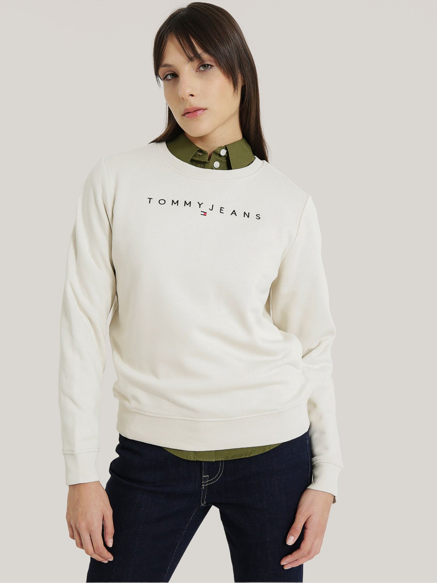 Толстовка TOMMY HILFIGER Essential Logo Crew Neck Sweatshirt