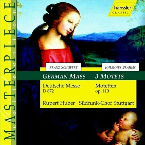 AUDIO CD SCHUBERT, FRANZ - German Mass / 3 Motets, Sudfunk-Chor Stuttgart / Huber. 1 CD