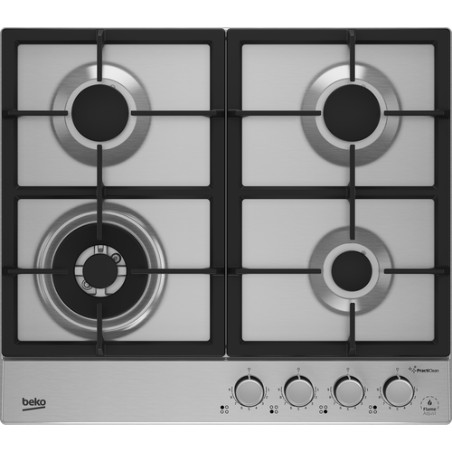 Встраиваемая газовая варочная панель Beko HIDW64225SX 60 см серебристый 2399900₽