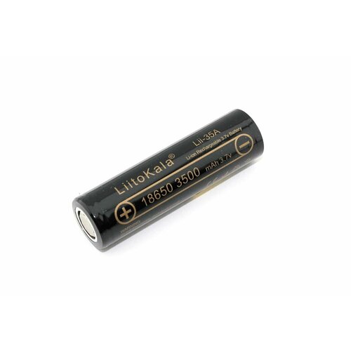 Аккумулятор типа 18650 Li-Ion LiitoKala Lii-35A 3500mAh, 3.7V 2022 new liitokala lii 35s 18650 battery 3 7v 3500mah rechargeable lithium battery for led flashlight diy pointed