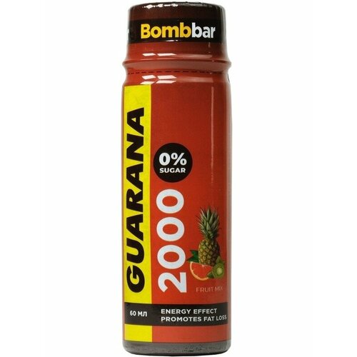 Гуарана Bombbar Shot Energy Guarana 2000 60 мл, Фруктовый микс