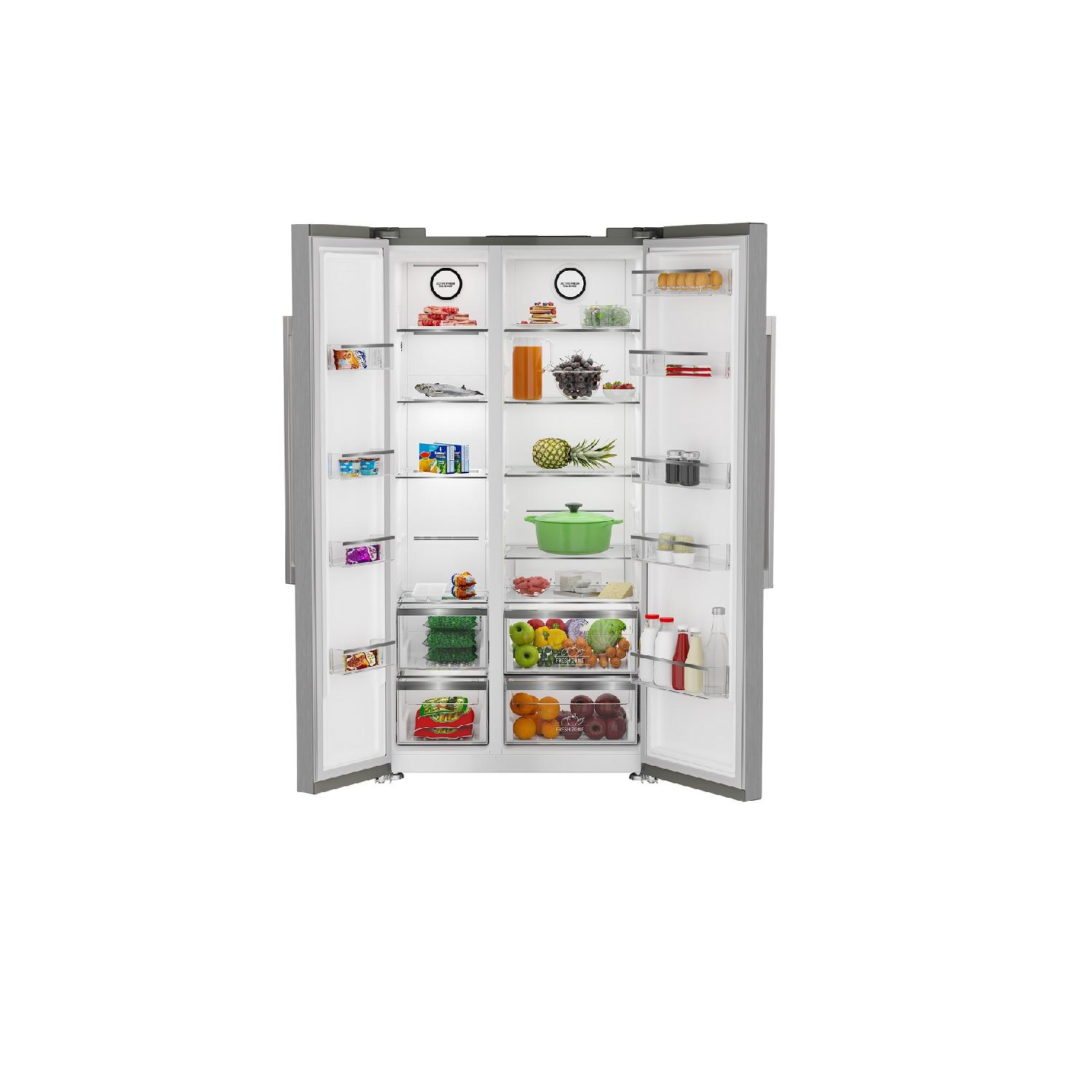 Холодильник Side by Side Hotpoint HFTS 640 X - фотография № 7