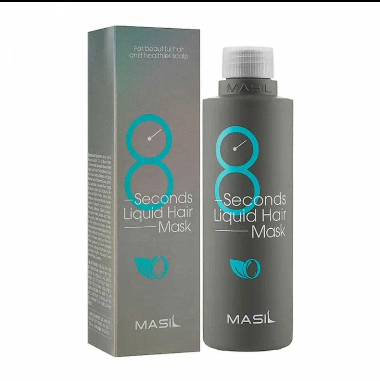 Masil Экспресс-маска для объема волос 8 Seconds Salon Liquid Hair Mask, 244 г, 200 мл, бутылка
