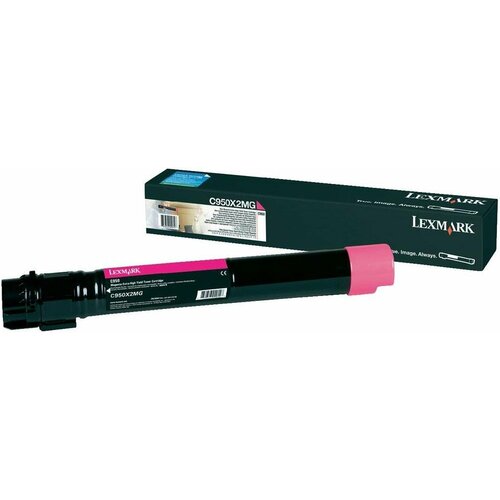 Картридж для печати Lexmark Картридж Lexmark C950 C950X2MG вид печати лазерный, цвет Пурпурный, емкость