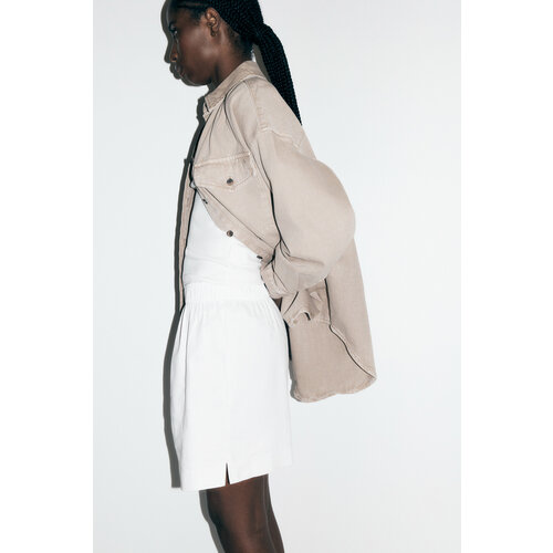 фото Рубашка befree, размер l, бежевый