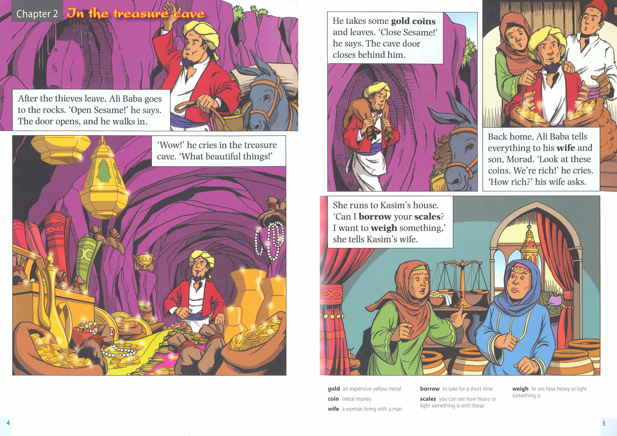 Ali Baba and the Forty Thieves. Quick Starter + MP3 Audio Download - фото №4