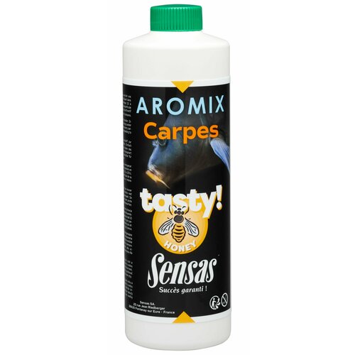 ароматизатор sensas aromix carp tasty garlic Ароматизатор Sensas AROMIX CARP TASTY Honey 0.5л