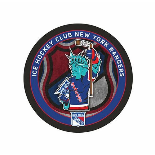 фото Шайба rubena нхл mascot 2022 рейнджерс 1-ст.