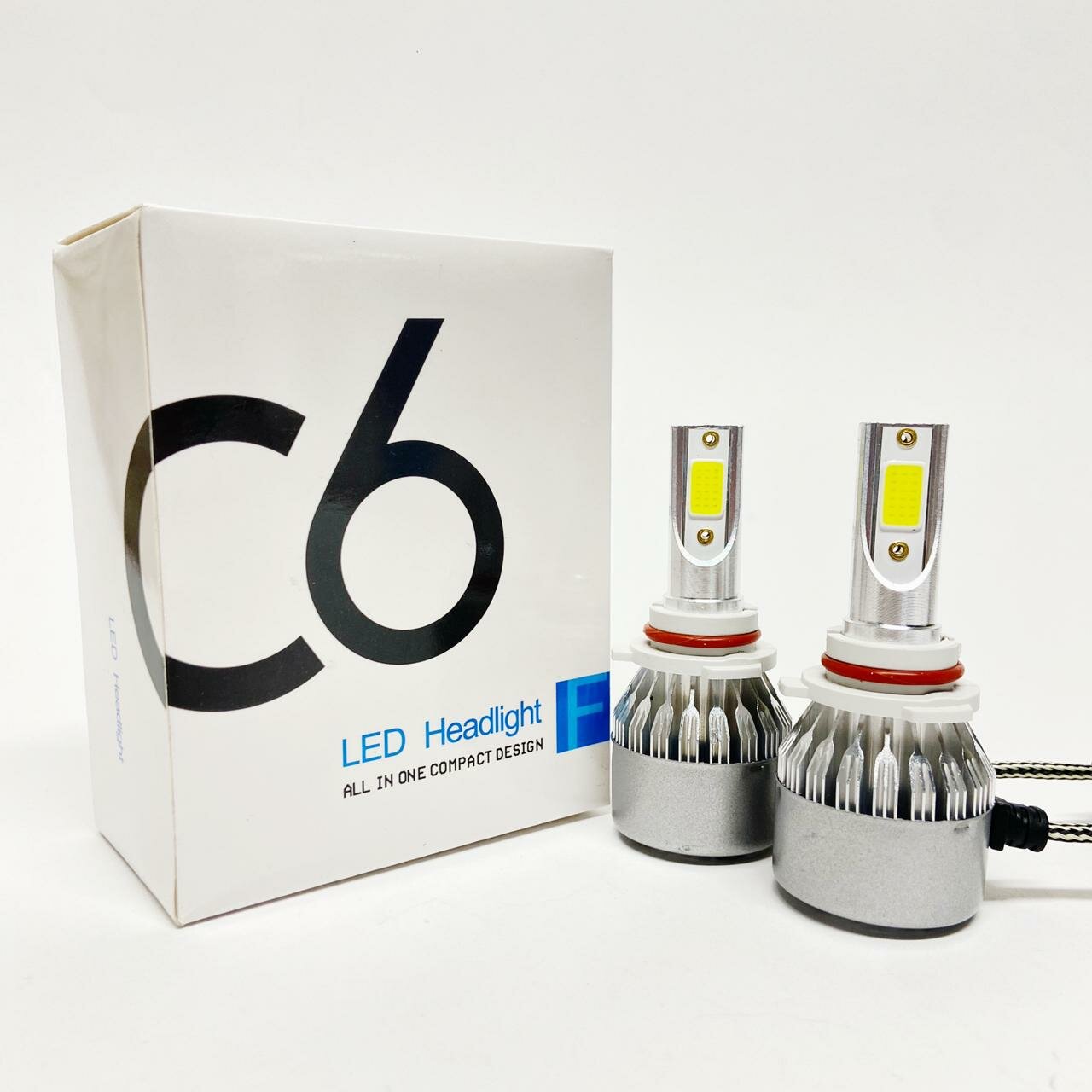 Светодиодные лампы Led C6 HB4 6000k 36w 12V комплект 2 шт.