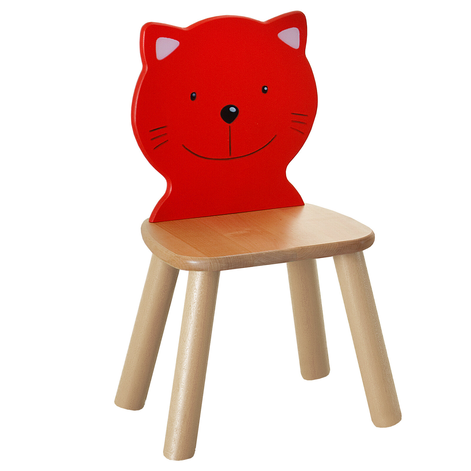 фото Стул детский Боровичи-мебель Котенок Выбеленная береза 00160