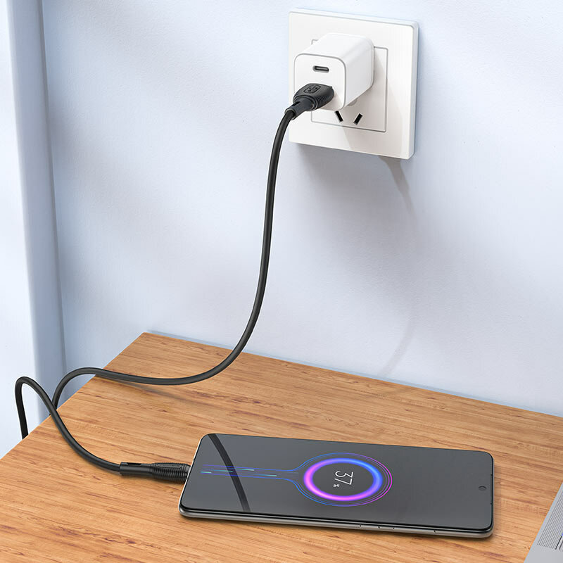 Borofone BX86 USB to micro USB ( 1 м , 2.4 А ) Оригинальный кабель — фото 1