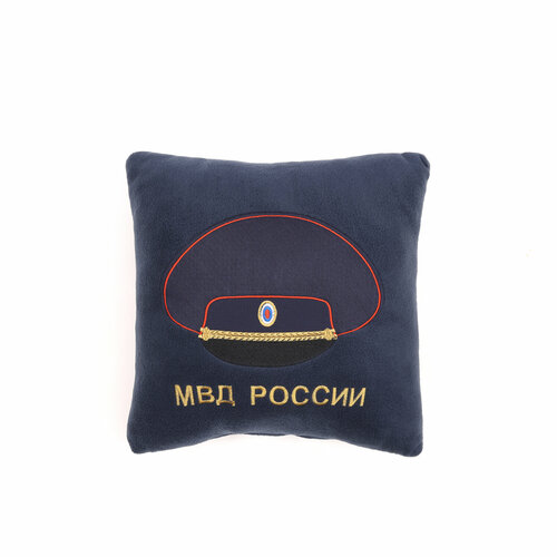 Декоративная подушка МВД Фуражка Синяя
