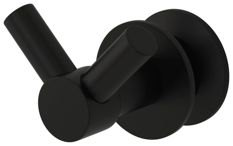 Крючок двойной черный матовый Сунержа Виктория 31 2010 0002