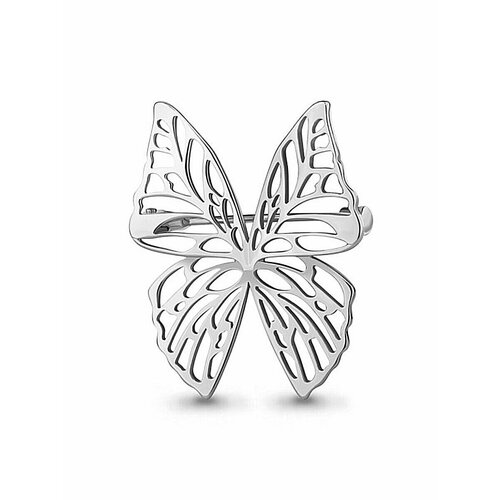 Брошь Thing Jewelry, серебро, 925 проба, родирование