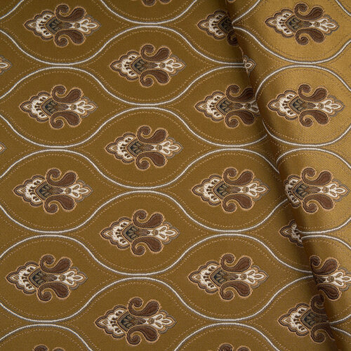 Ткань мебельная интерьерная для декора шитья рукоделия принт Дамасский узор 2480₽