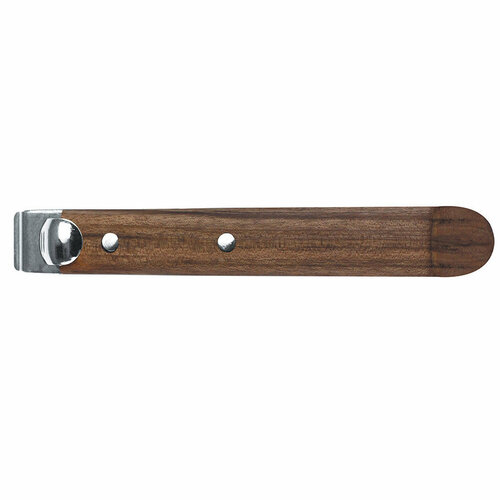 Съемная длинная ручка длина 19,2 см, материал орех + нержавеющая сталь, цвет коричневый, Cristel, Франция, PCXBN