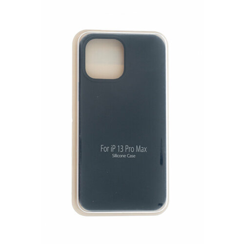 Чехол-накладка для iPhone 13 Pro Max VEGLAS SILICONE CASE NL закрытый темно-синий (8)