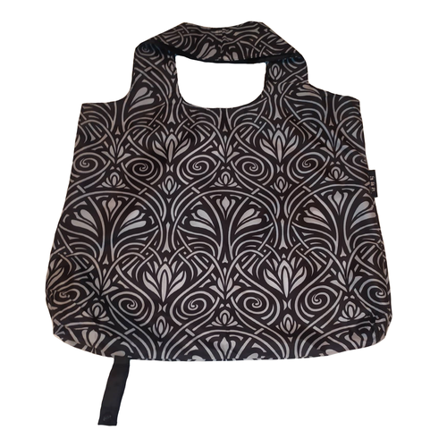 фото Сумка авоська envirosax, фактура гладкая, черный, белый