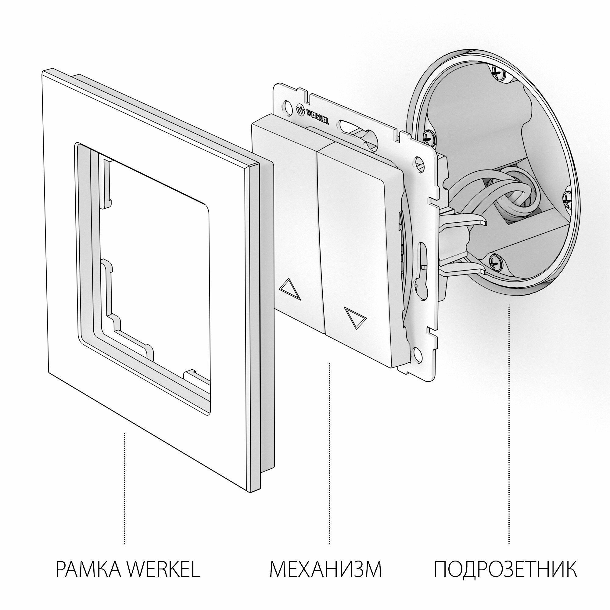 Выключатель жалюзи Werkel W1124503 4690389155642 - фото №7