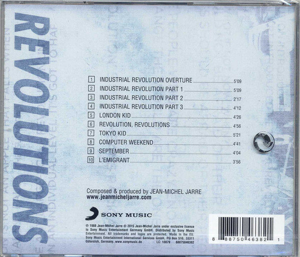 Компакт-Диски, Sony Music, JEAN-MICHEL JARRE - Revolutions (CD) Медиа - фото №2