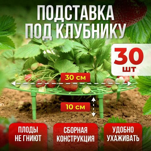 Подставка под клубнику, кустодержатель, опора для растений 30шт