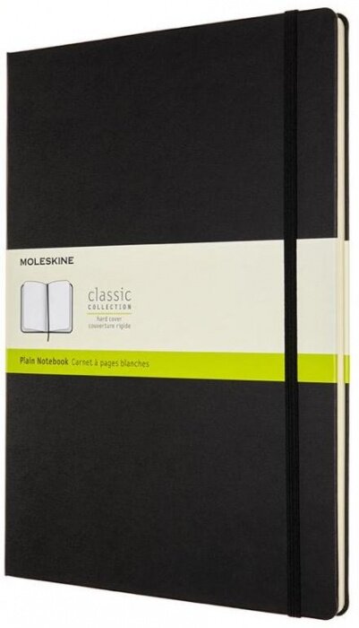 Moleskine QP112 Блокнот moleskine classic, a4, 192 стр, нелинованный, твердая обложка, черный