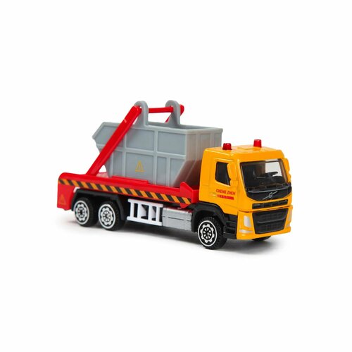 Машина MSZ 1:72 Volvo Swing Arm Garbage Truck Красная 37706