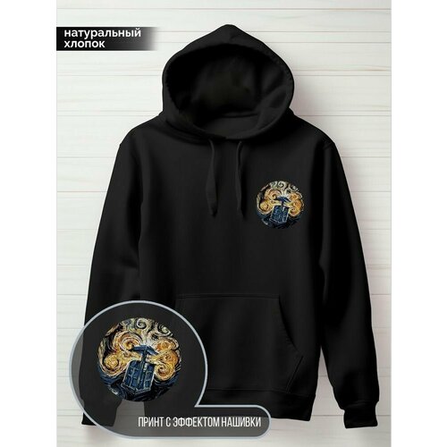 фото Худи hypnotica, размер 3xl, черный
