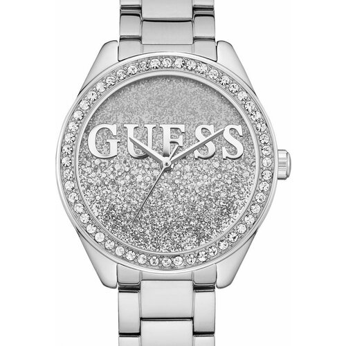 фото Наручные часы guess w0987l1, серебряный