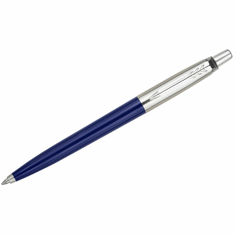 Ручка шариковая Parker "Jotter Originals Navy Blue Chrome CT" синяя, 1,0мм, кнопочн, подарочная упаковка