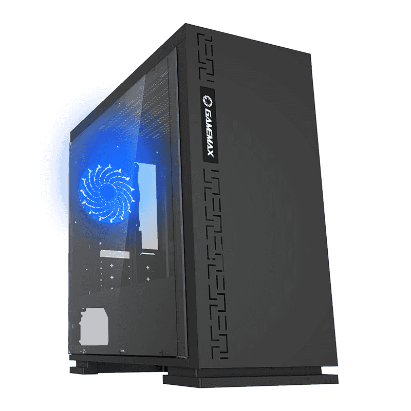 Корпус GameMax EXPEDITION BLK H605, Черный, 1*USB3.0; 2*USB2.0, Window, (без БП)