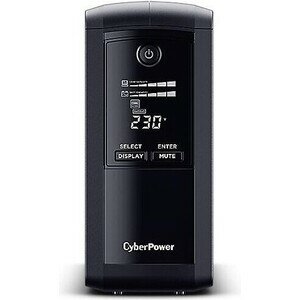 Источник бесперебойного питания CyberPower Tower 1200VA 720W VP1200EILCD - фото №11