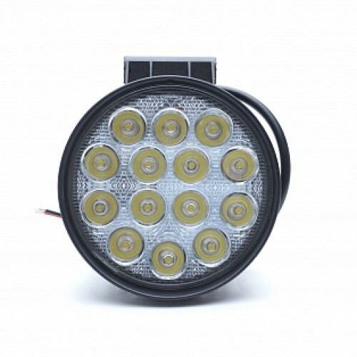 Фара рабочего света 105х35мм 42W (рассеянный свет) круглая AVTOELECTRICA AE42R-14LED-42PC