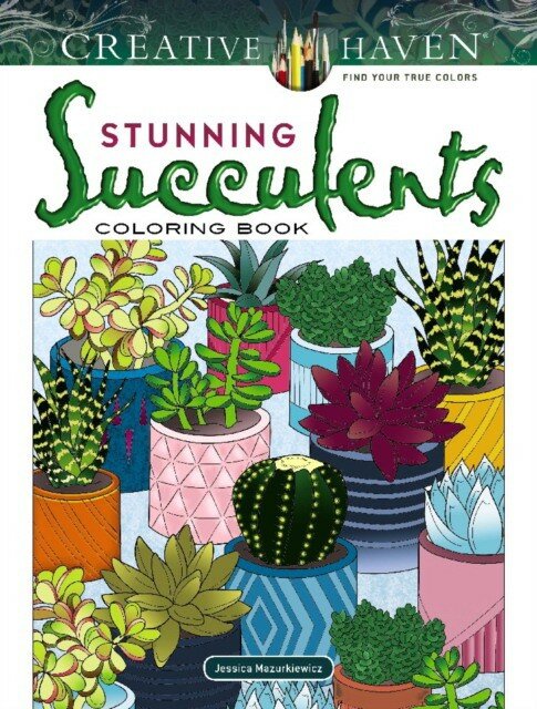 Mazurkiewicz Jessica "Creative Haven Stunning Succulents Coloring Book"