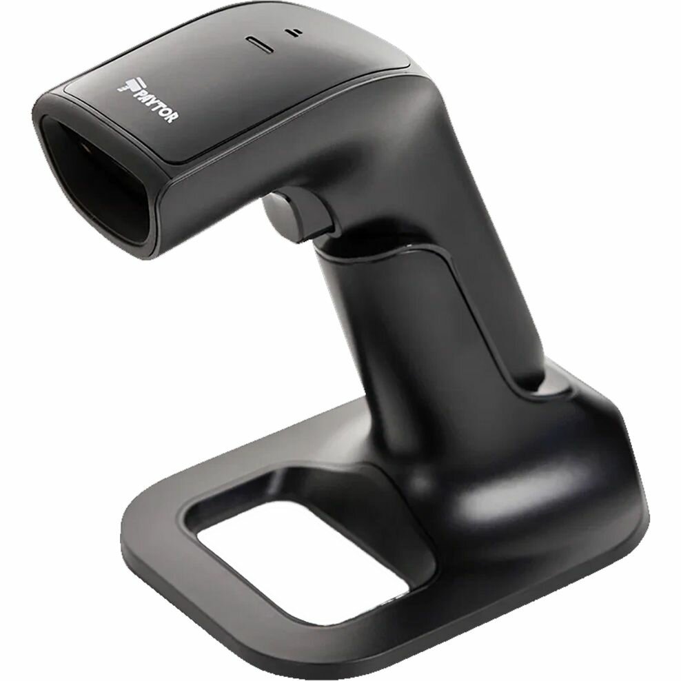 Сканер штрих-кода PayTor ES-1007, беспроводной, с подставкой, черный