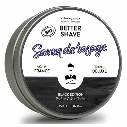 MONSIEUR BARBIER Мыло для бритья BETTER SHAVE BLACK EDITION 150 мл