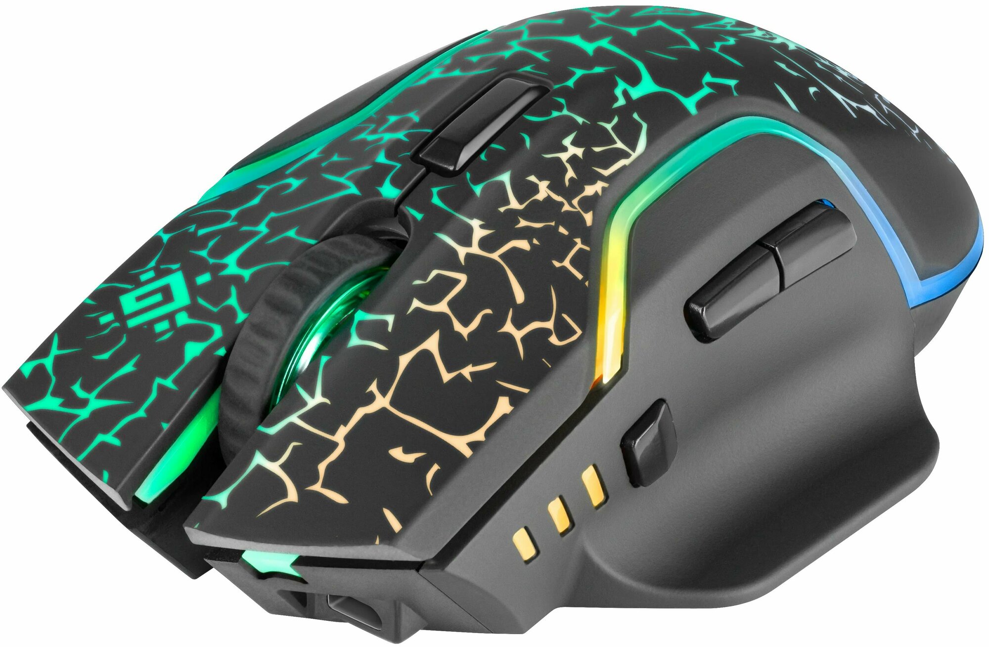 Беспроводная мышь DEFENDER Oneshot GM-067, LED,7D,300 мАч, 3200dpi, черный — фото 1