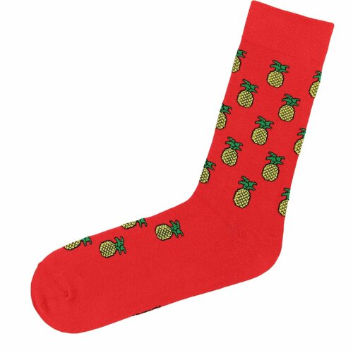 фото Носки , размер 36-40, красный, мультиколор без бренда